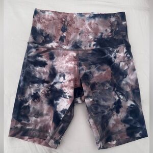 lululemon tie dye biker shorts